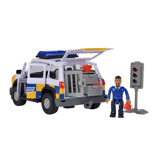 Feuerwehrmann Sam - Polizeiauto mit Figur