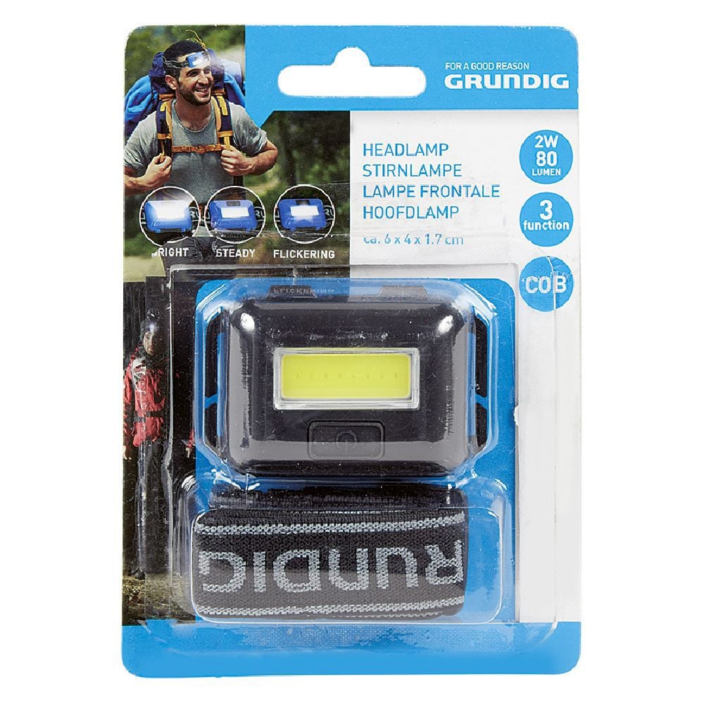 Lampe frontale à led COB Grundig