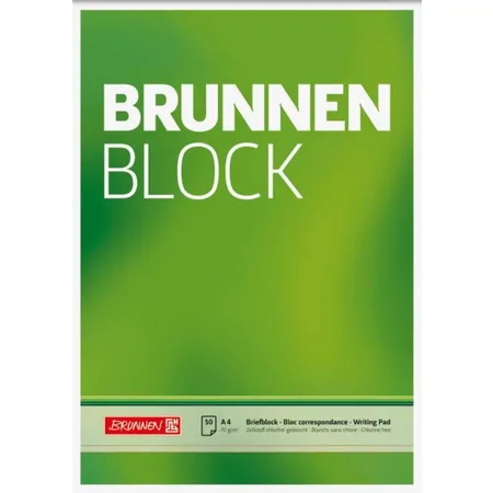 BRUNNEN Briefblock A4 70g blanko