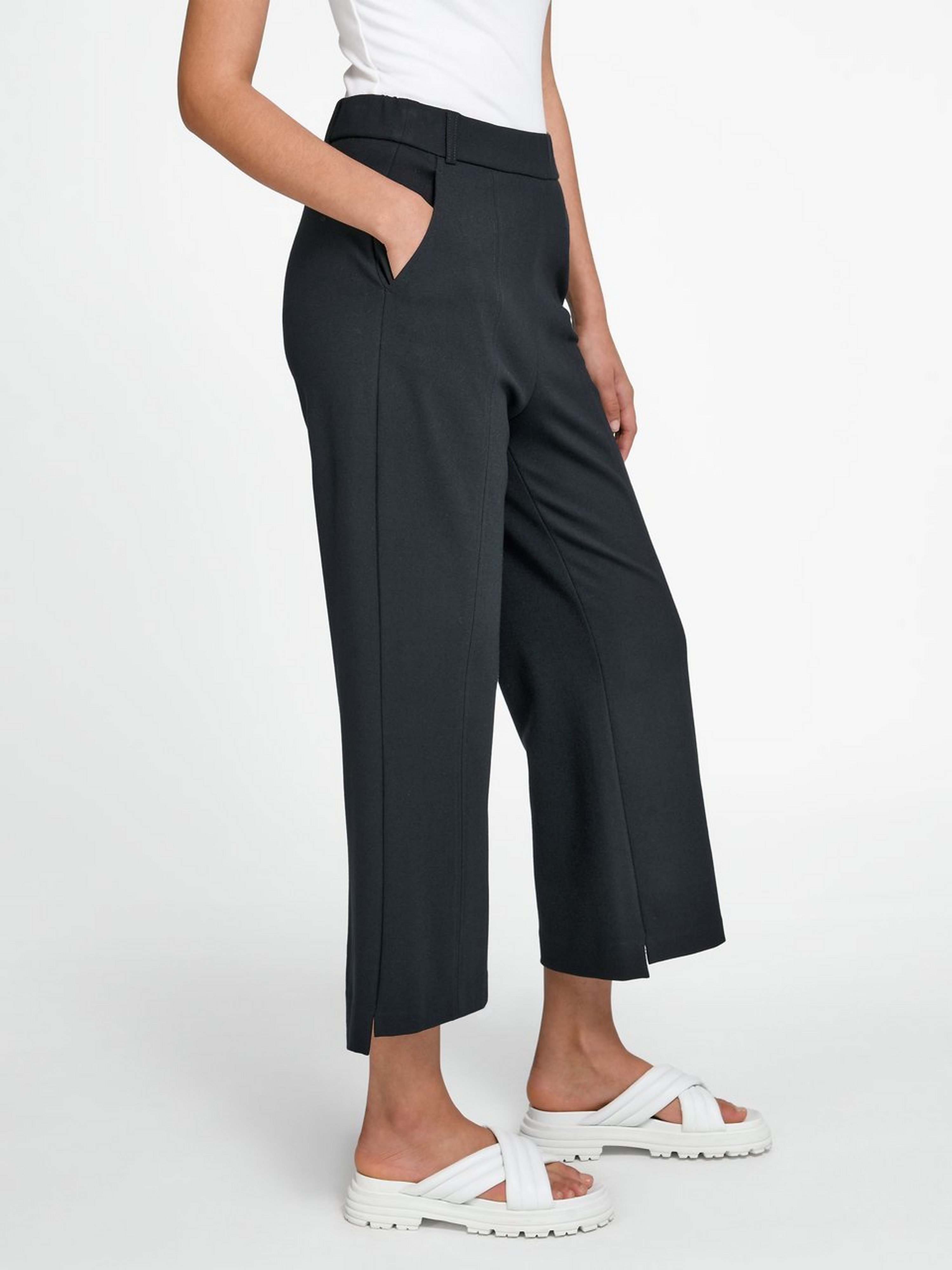 Knöchellange Jersey-Hose