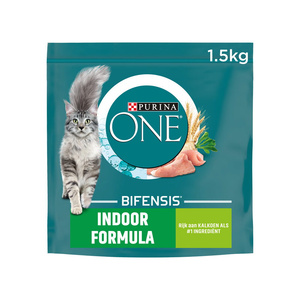 Purina ONE Cat Adult Indoor - Kalkoen