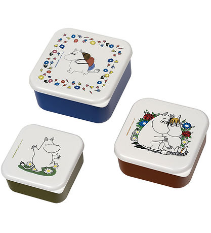 Petit Jour Paris Brotdosen-Set - 3 st. - 11,5 x 5,5 cm - MOOMIN