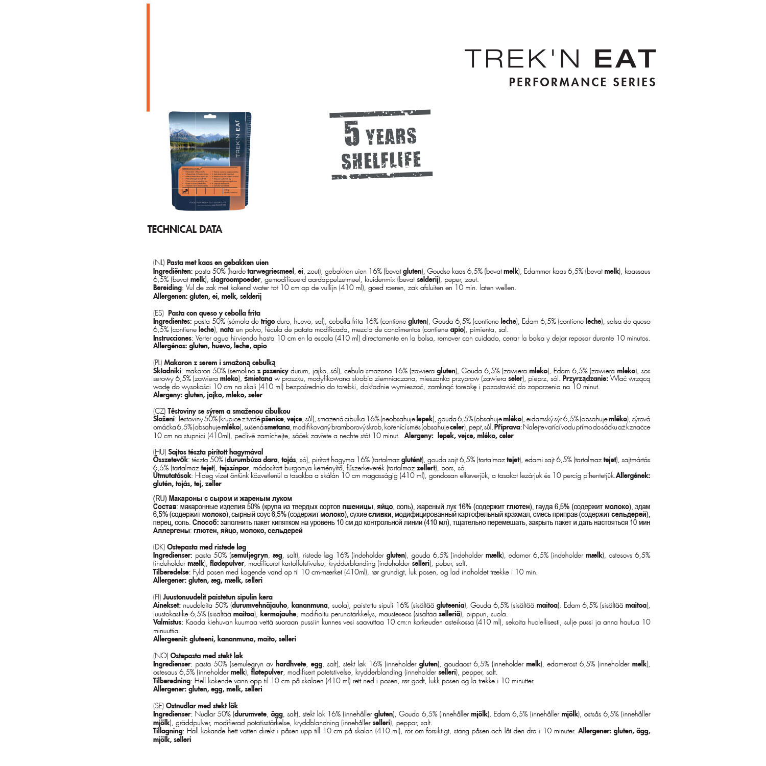 Trek N Eat Cheese Noodles With Fried Onions Ps1000