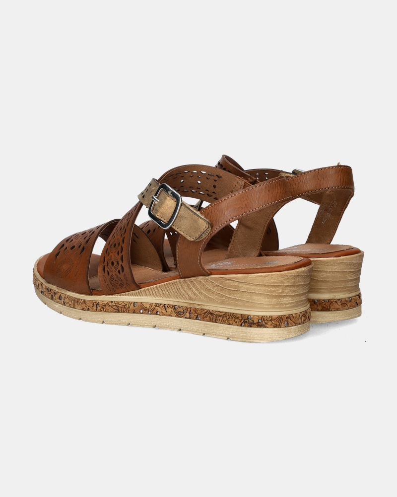 Remonte Sandalen  - cognac
