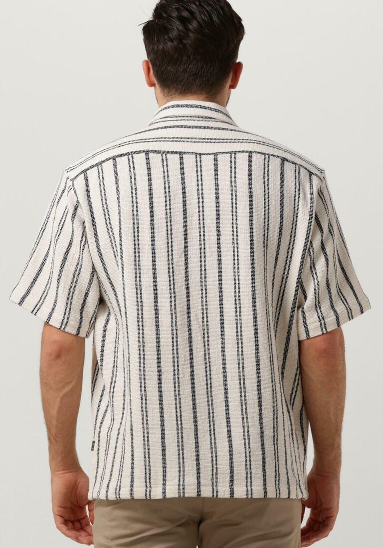WOODBIRD gebroken wit woodbird casual overhemd wbsunny knipe shirt