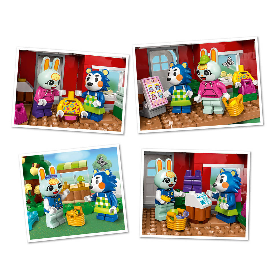 LEGO Animal Crossing kleermakerij van de zusjes Able 77055