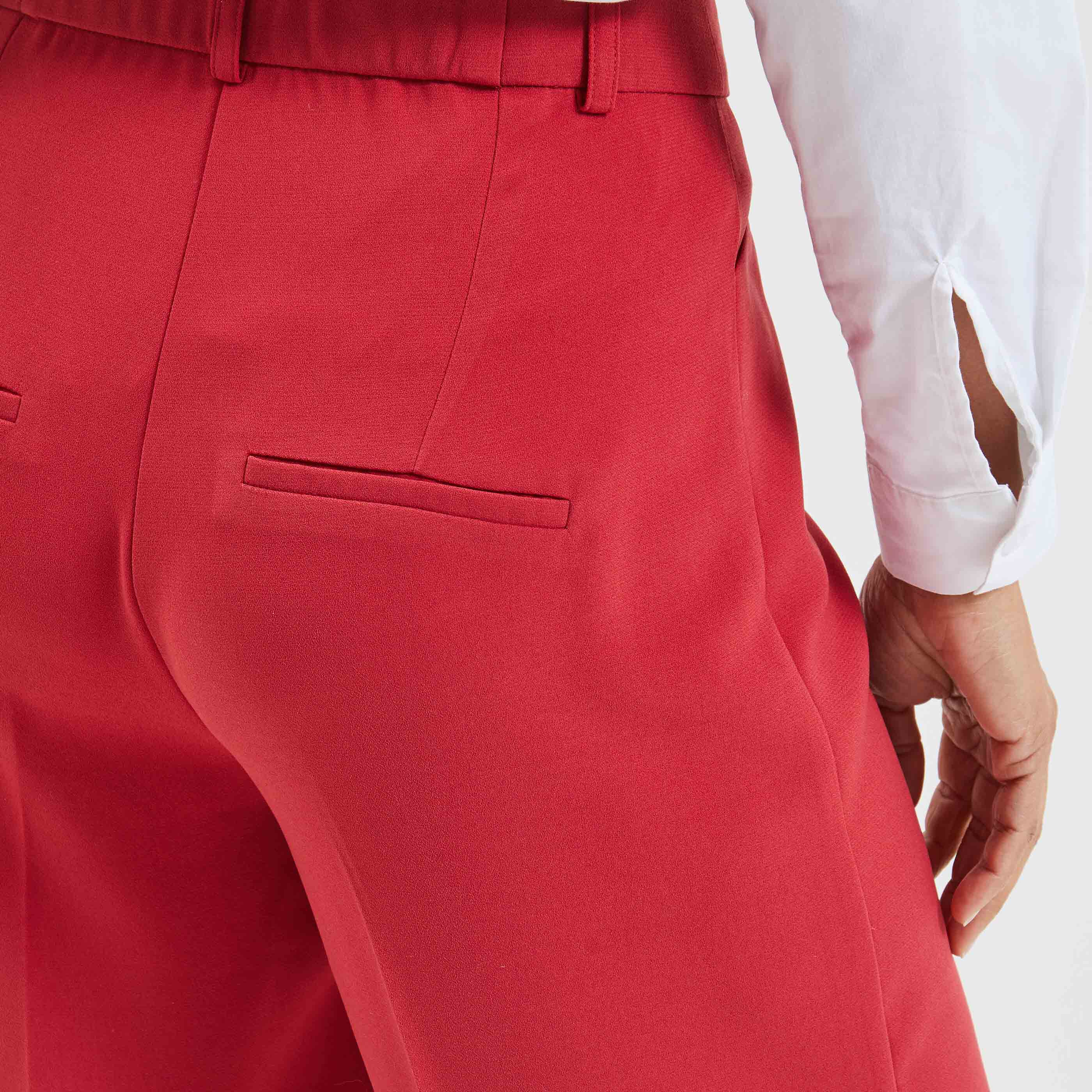 Pantalon large femme - TERRACOTTA