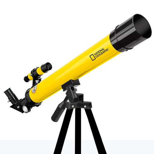 Telescópio refrator National Geographic 50/600 com montagem altazimutal