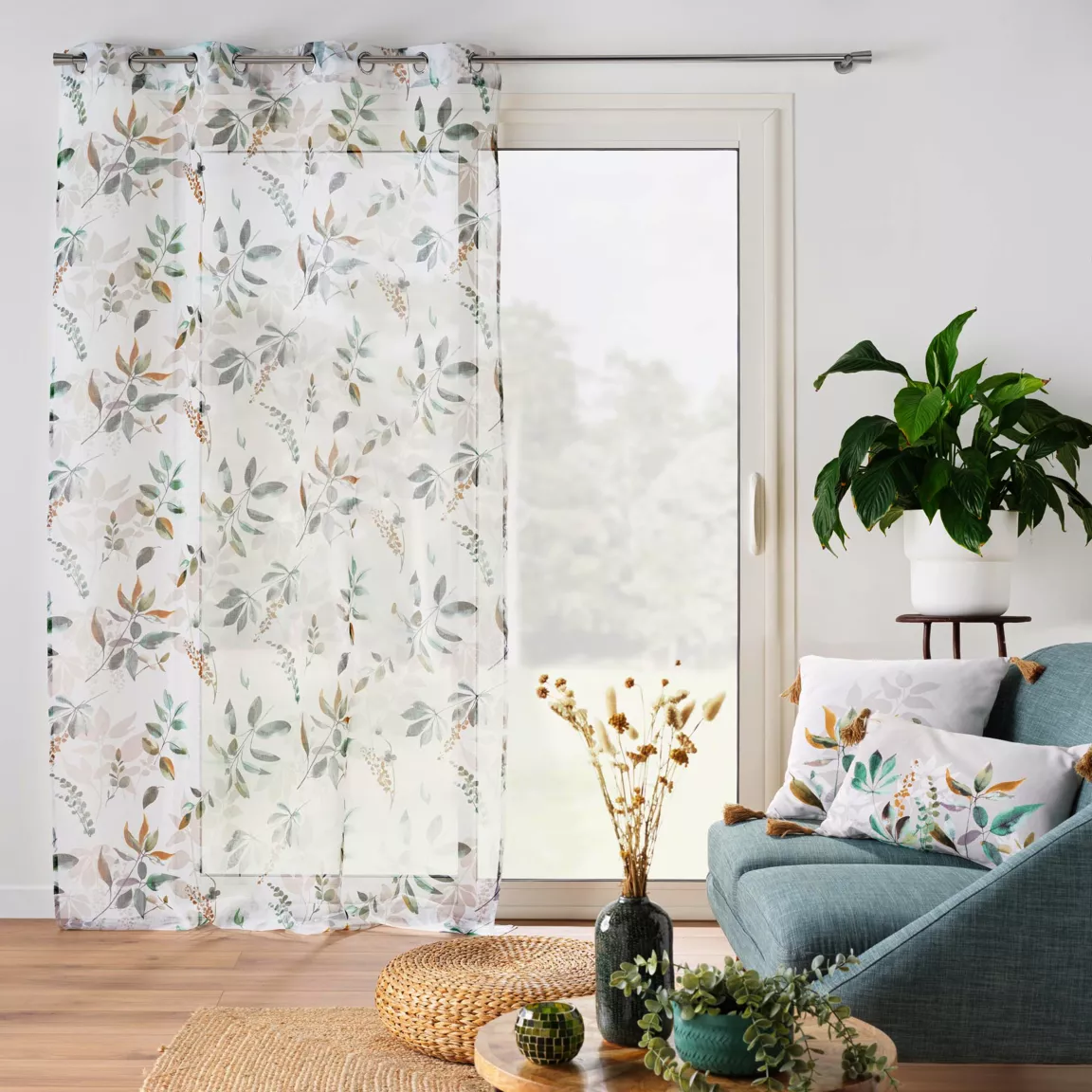 Voilage œillets (140 x 240 cm) Dilaris Multicolore