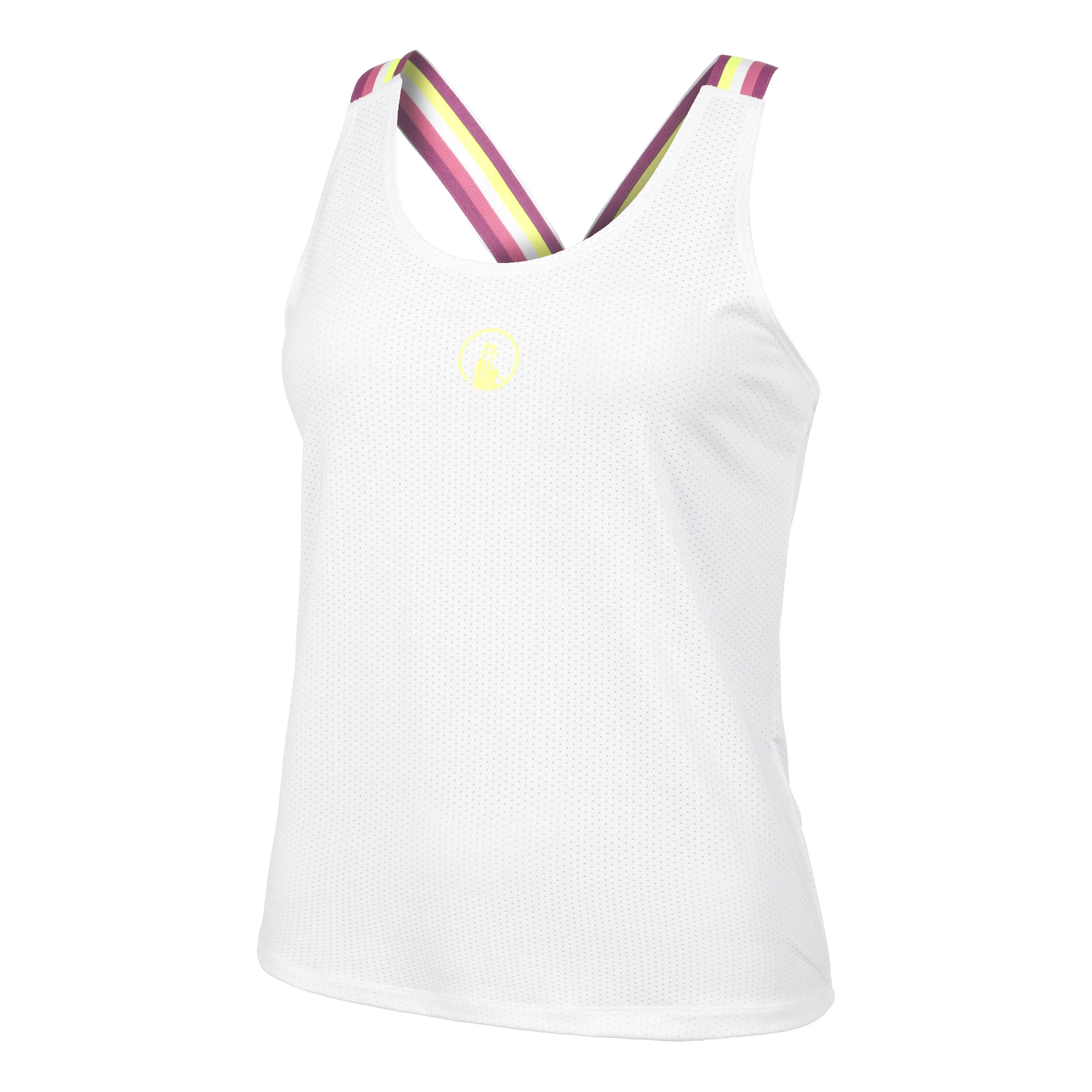 Quiet Please Serve & Volley Débardeur Tank Top Femmes - Blanc , Multicouleur