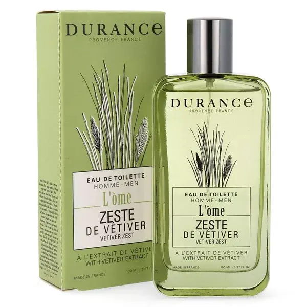 Durance Eau de Toilette L'ôme Zeste de Vétive 100ml