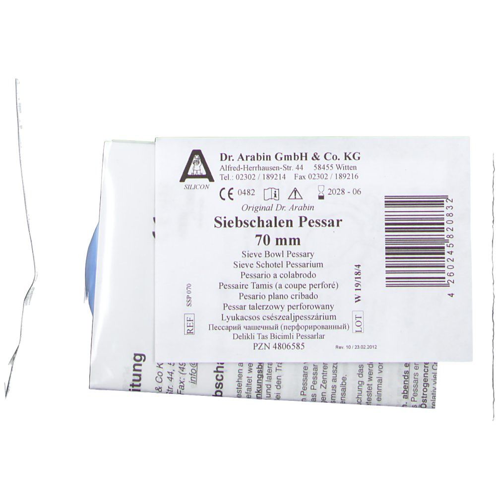 ARABIN® Siebschalen Pessar 70 mm