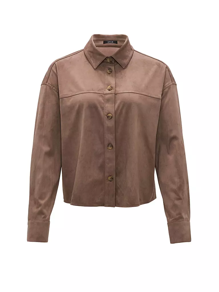 OPUS Overshirt FONTEGA braun