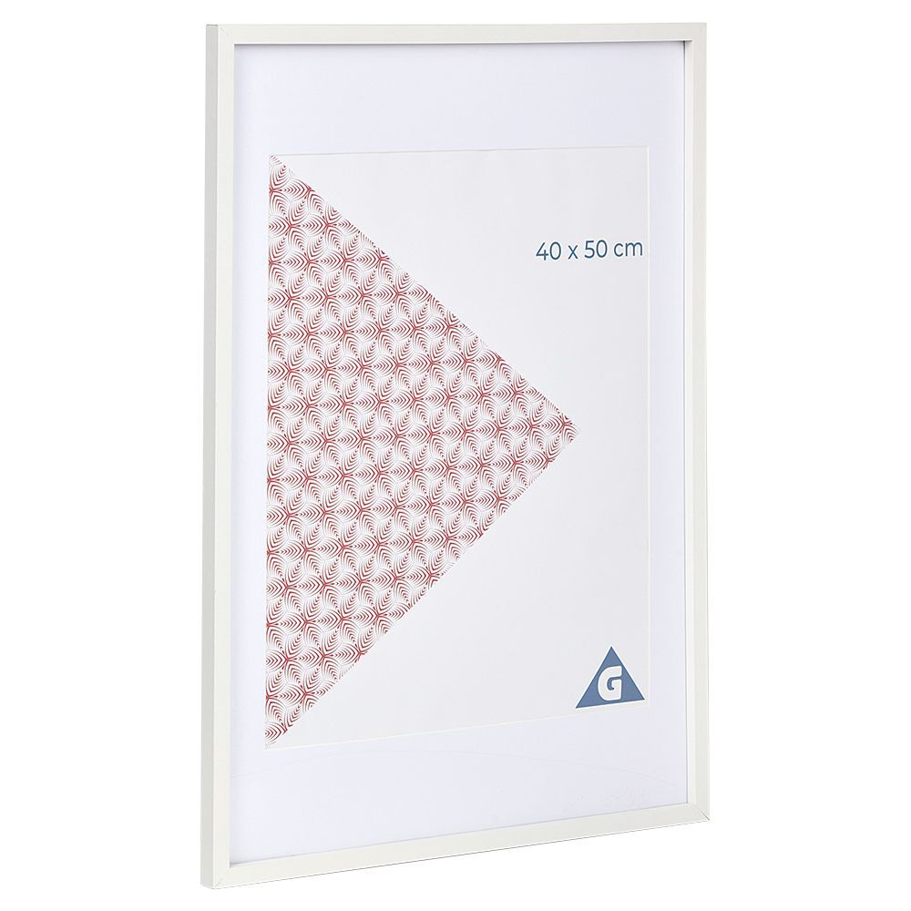 Cadre photo 50 x 70 cm BLANC