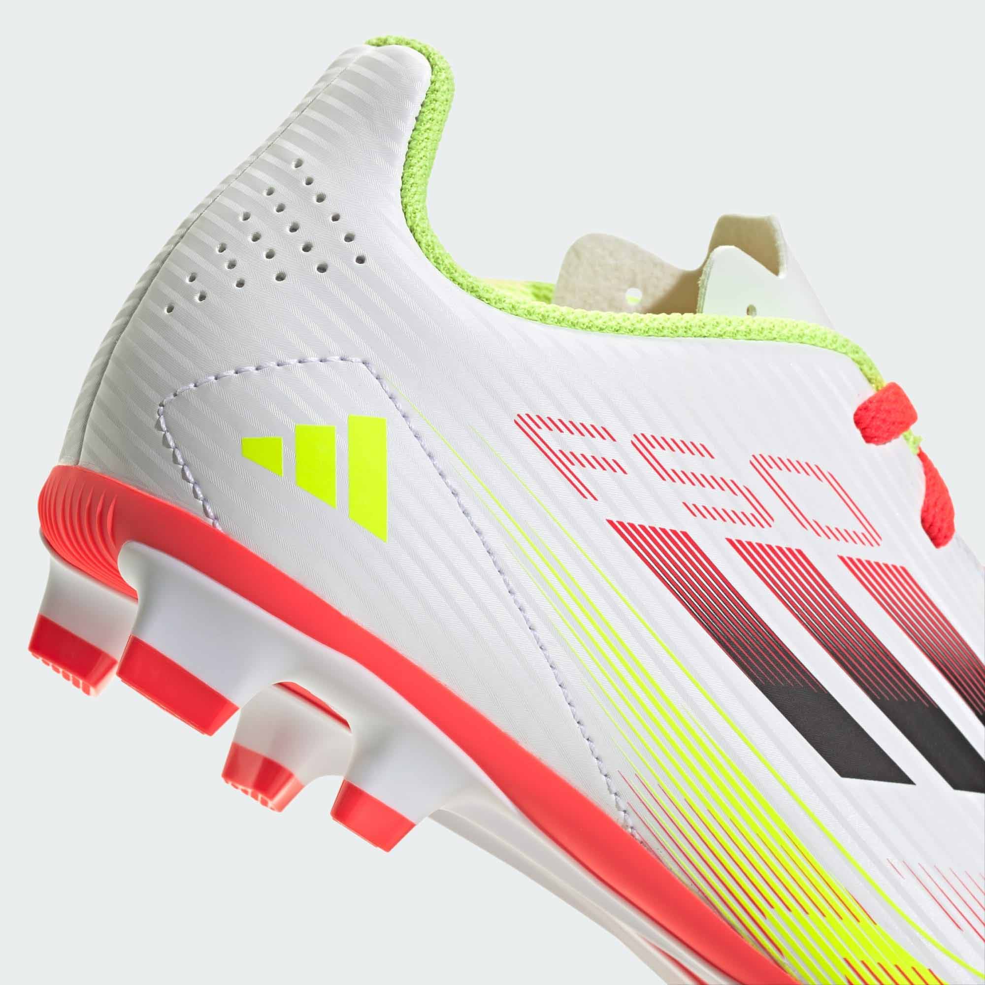 F50 Club FG/MG Junior Cloud White/Core Black/Solar Yellow