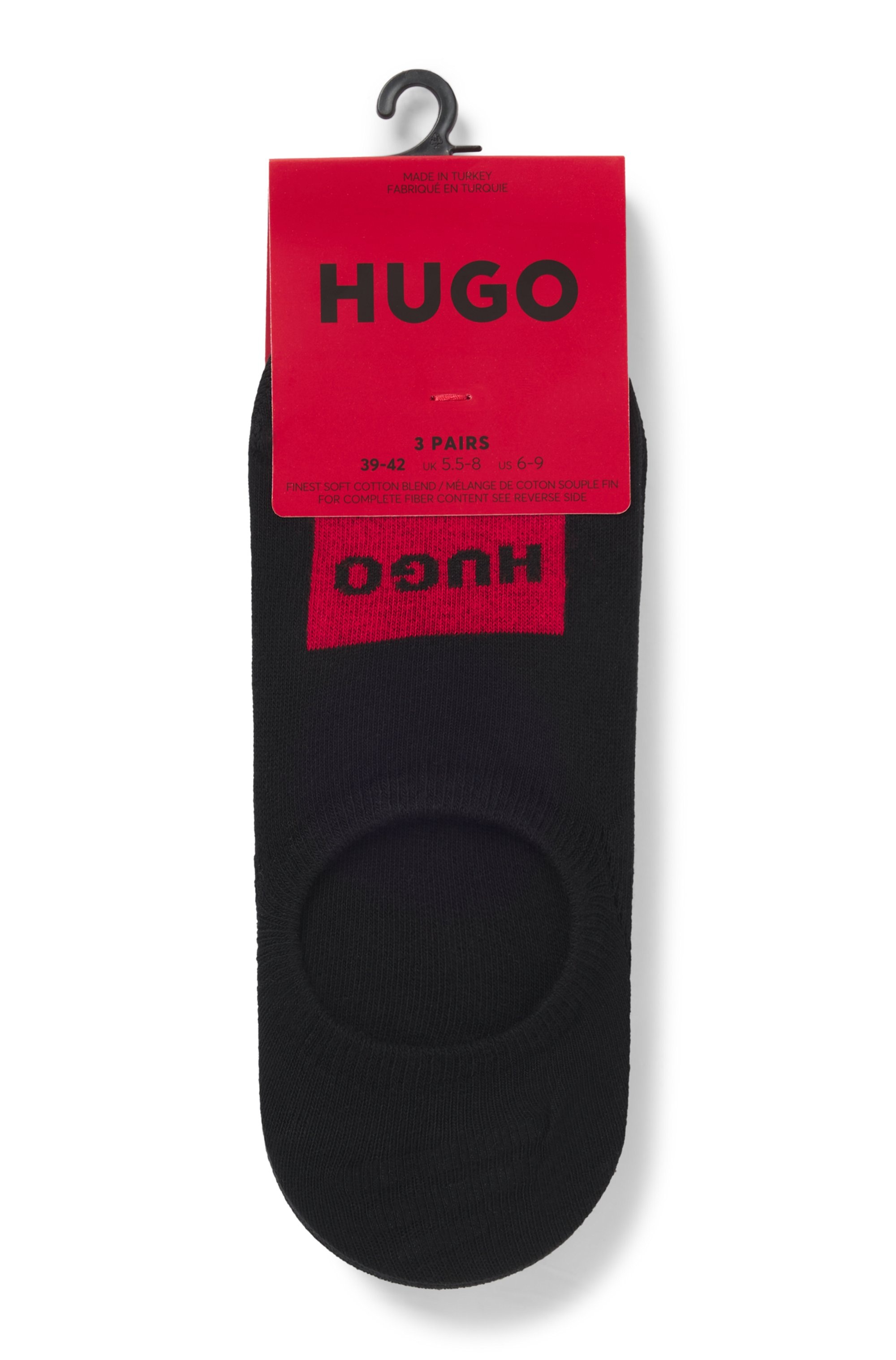 HUGO Underwear Freizeitsocken »3P LC LABEL CC« Packung, 3 Stk. tlg. mit Logostickerei
