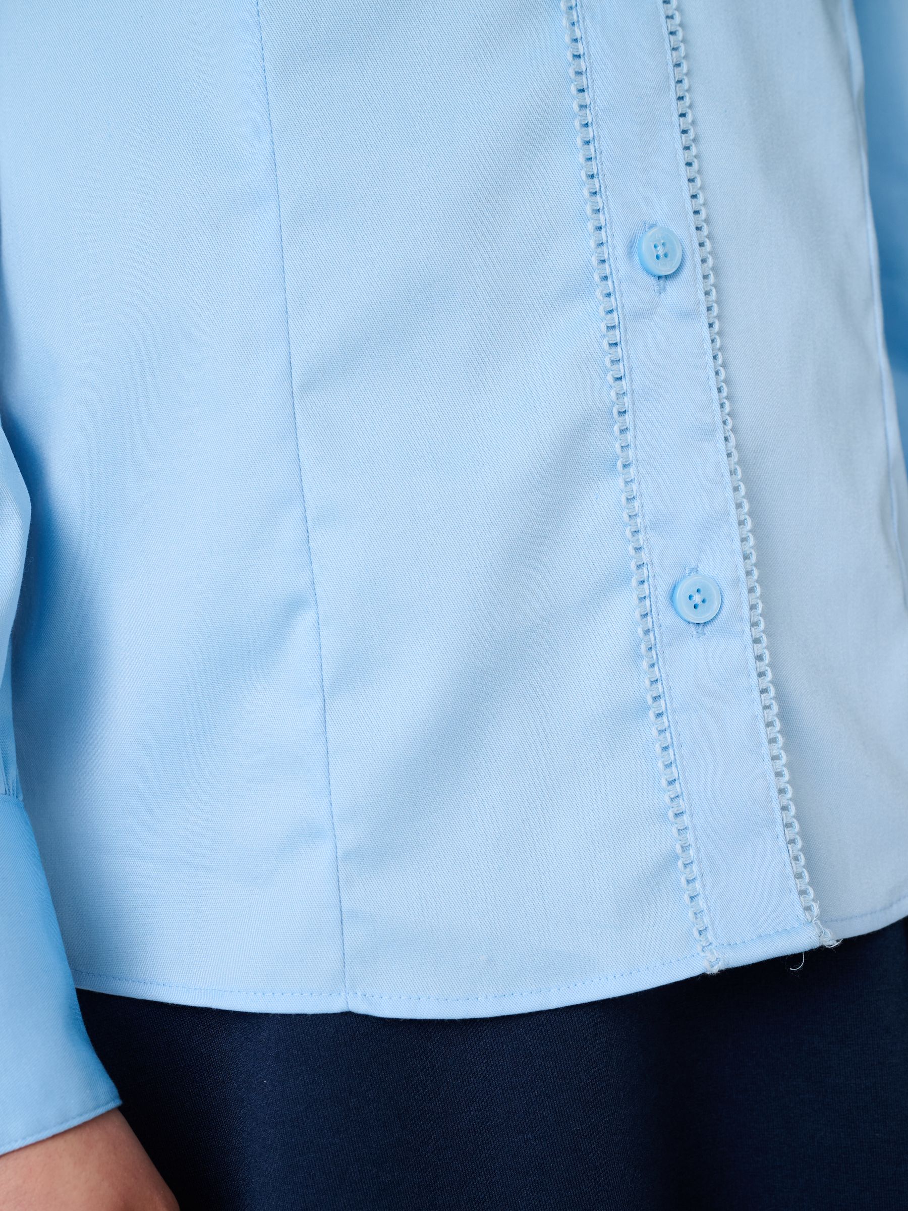Clarks Fitted Long Sleeve School Shirt