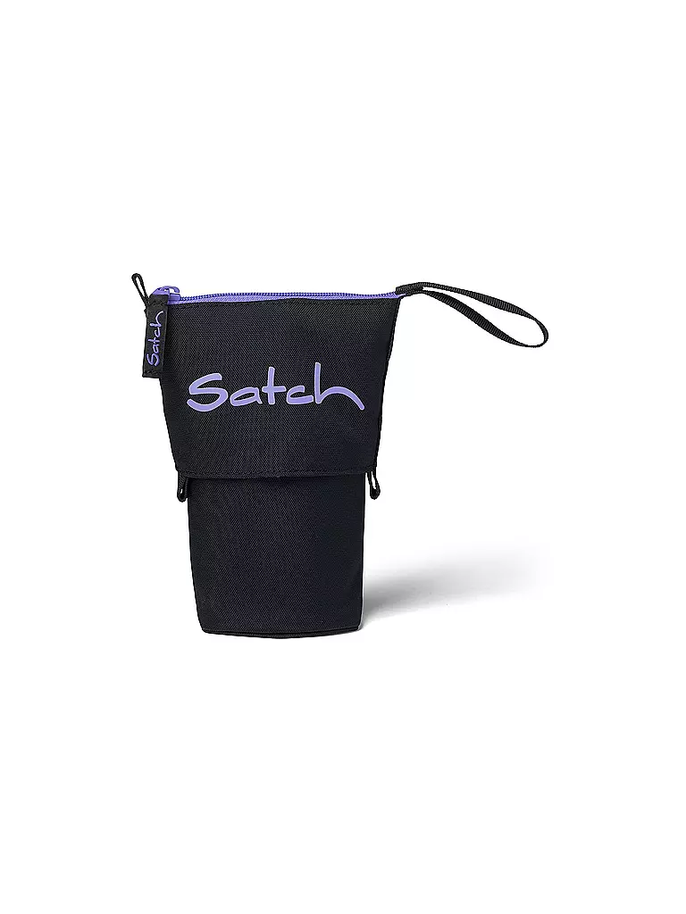 SATCH Federmappe Pencil Slider Purple Phantom  schwarz
