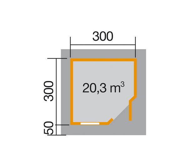 Weka Designhaus 213 Gr.2, ca. B338/H237/T338