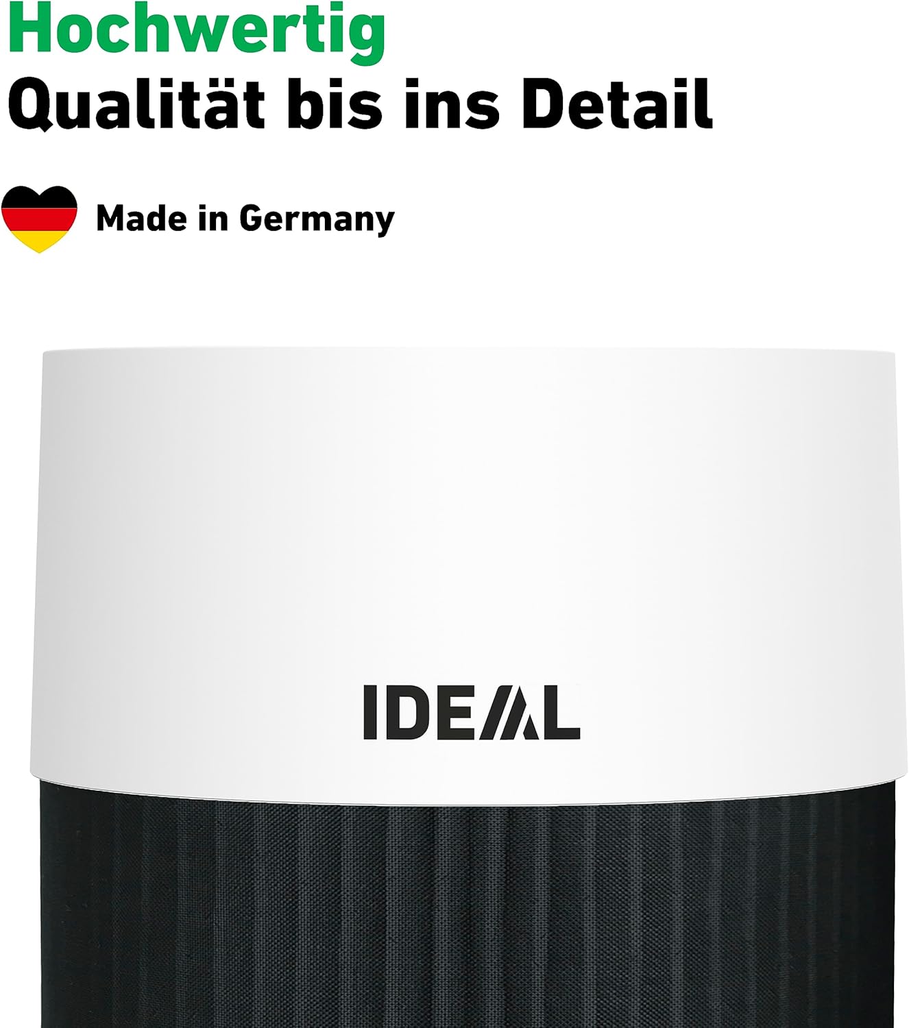 IDEAL - Luftreiniger AP30 PRO bis 40m² | Made in Germany | 99,99% Filterleistung HEPA Filter & Aktivkohlefilter | CADR 301 m³/h, gegen Allergene, Pollen, Bakterien, Zigarettenrauch, etc.