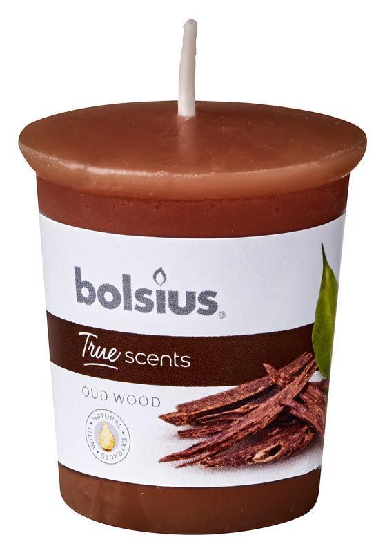 Bolsius True Scents Votive 53/45 Rond Old Wood 1 Stuk