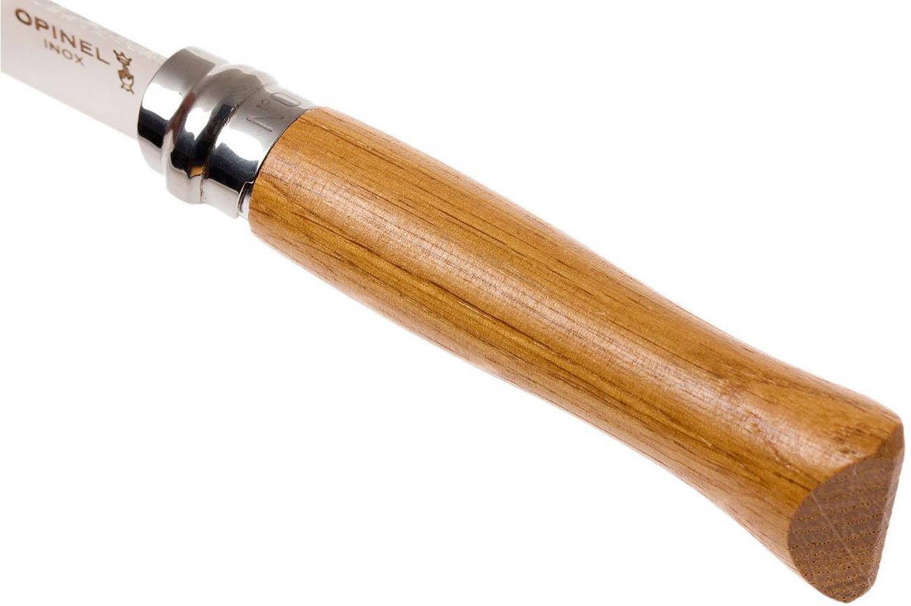 Opinel zakmes No. 6 Luxury Range, RVS, eikenhout