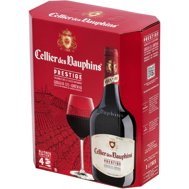 Les Dauphins Cellier des dauphins rouge wijntap