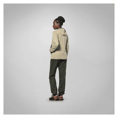 Sweat à Capuche Femme Salewa Agner Hemp 2 Hooded Beige