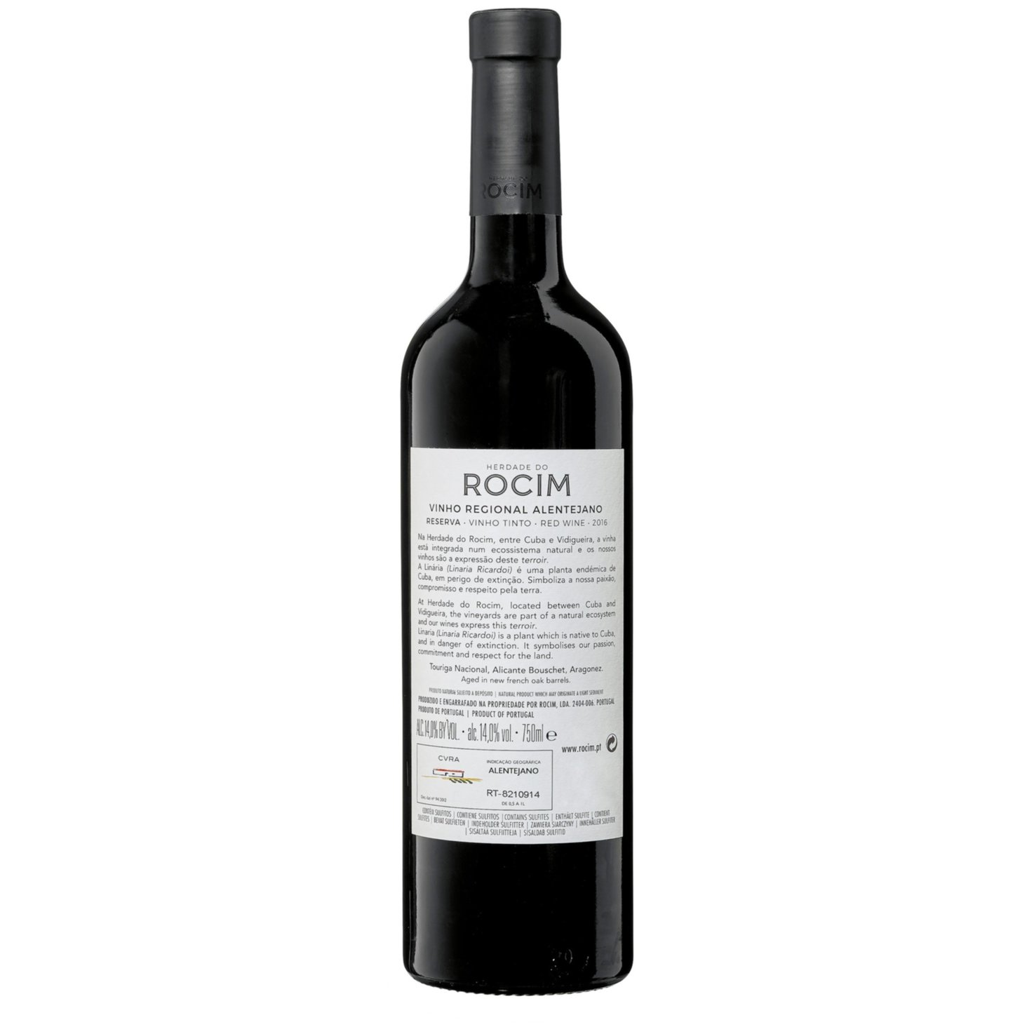 Vinho Regional Alentejano Reserva Herdade do Rocim -75cl