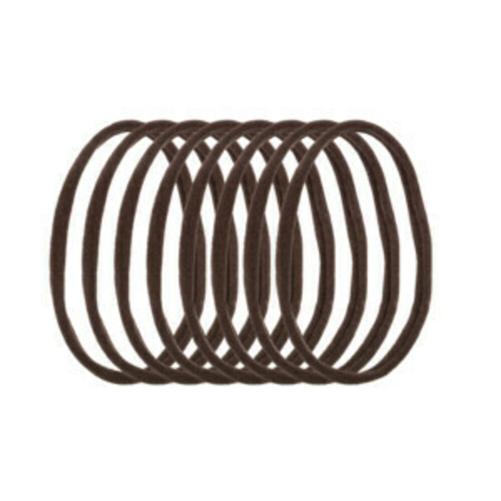 Zenner Haarelastiek Roll-up XXS Bruin8 stuks