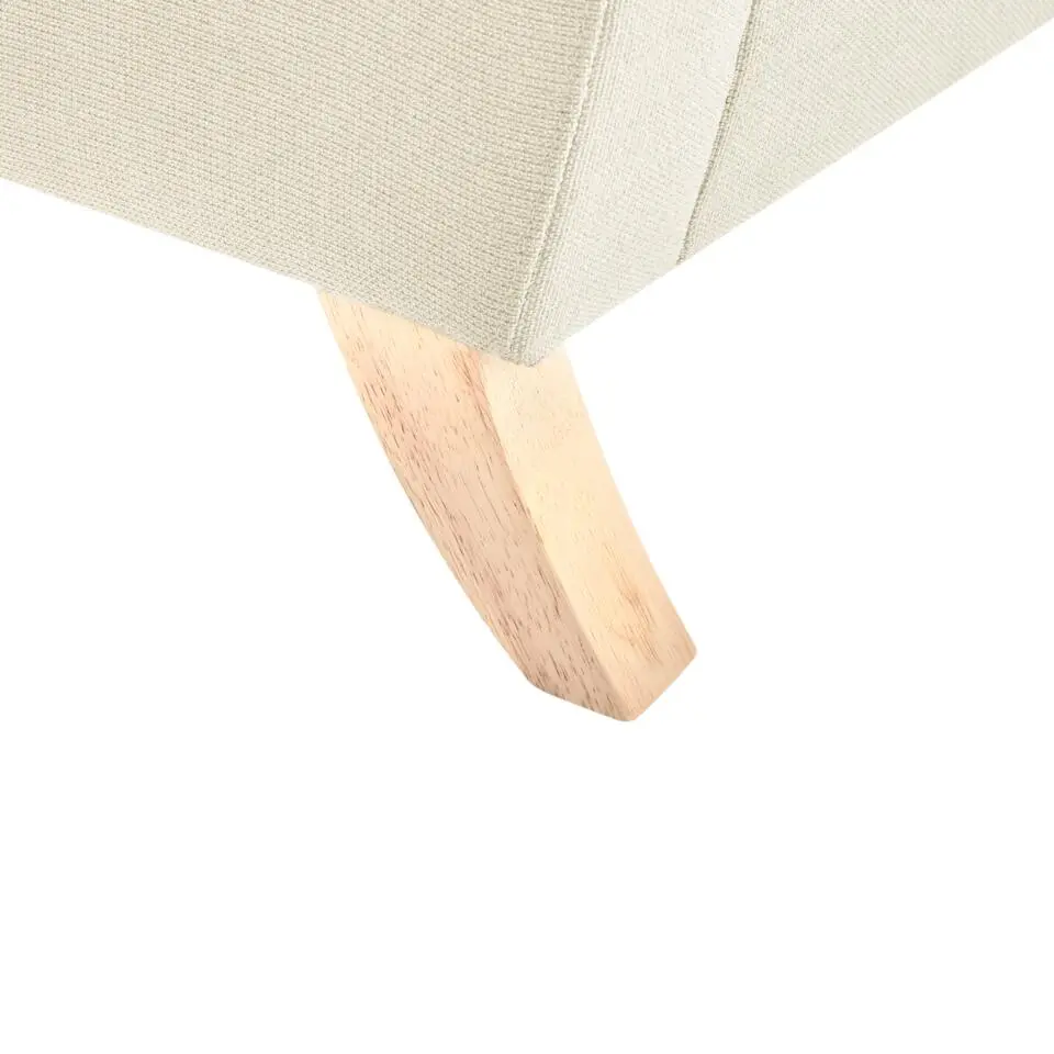 KIBERG - Fauteuil - Lichtbeige - Polyester
