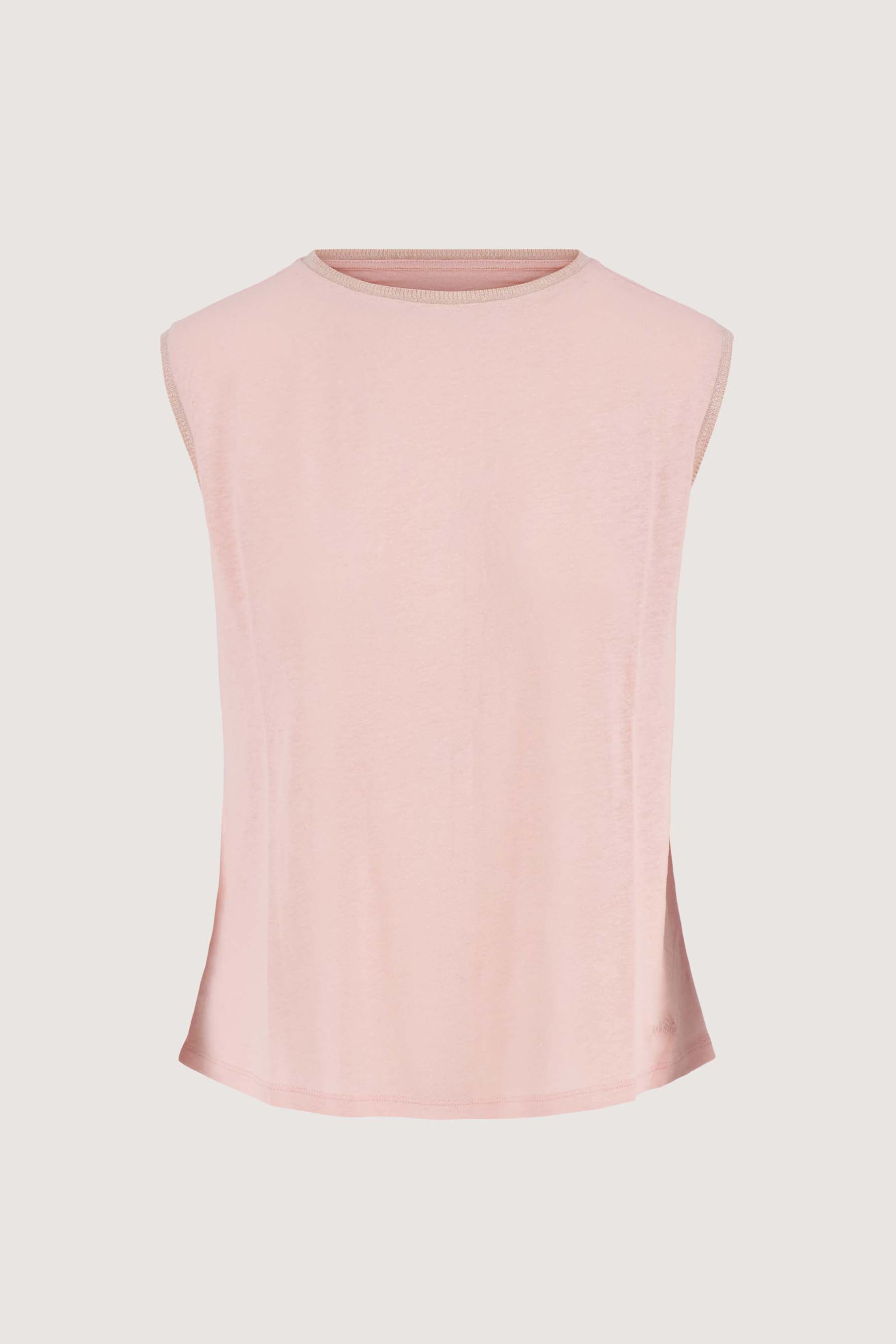 singlet  met lurex boord