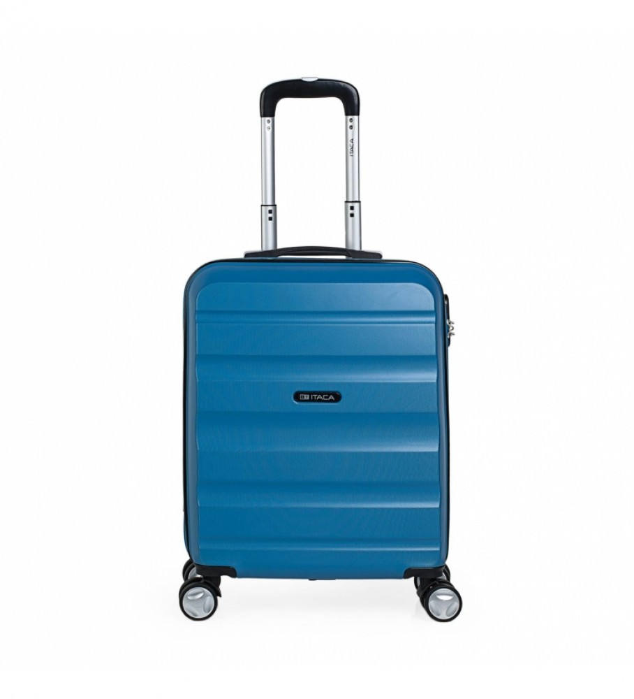 Mala de cabine com rodinhas ITACA em ABS T71650 Azul - 55x40x20cm -