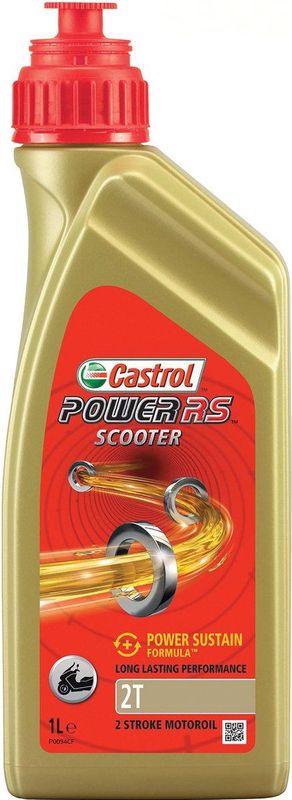 Castrol - Power RS Scooter 2T - 2T Motorolie - 1L - Semi-Synthetisch