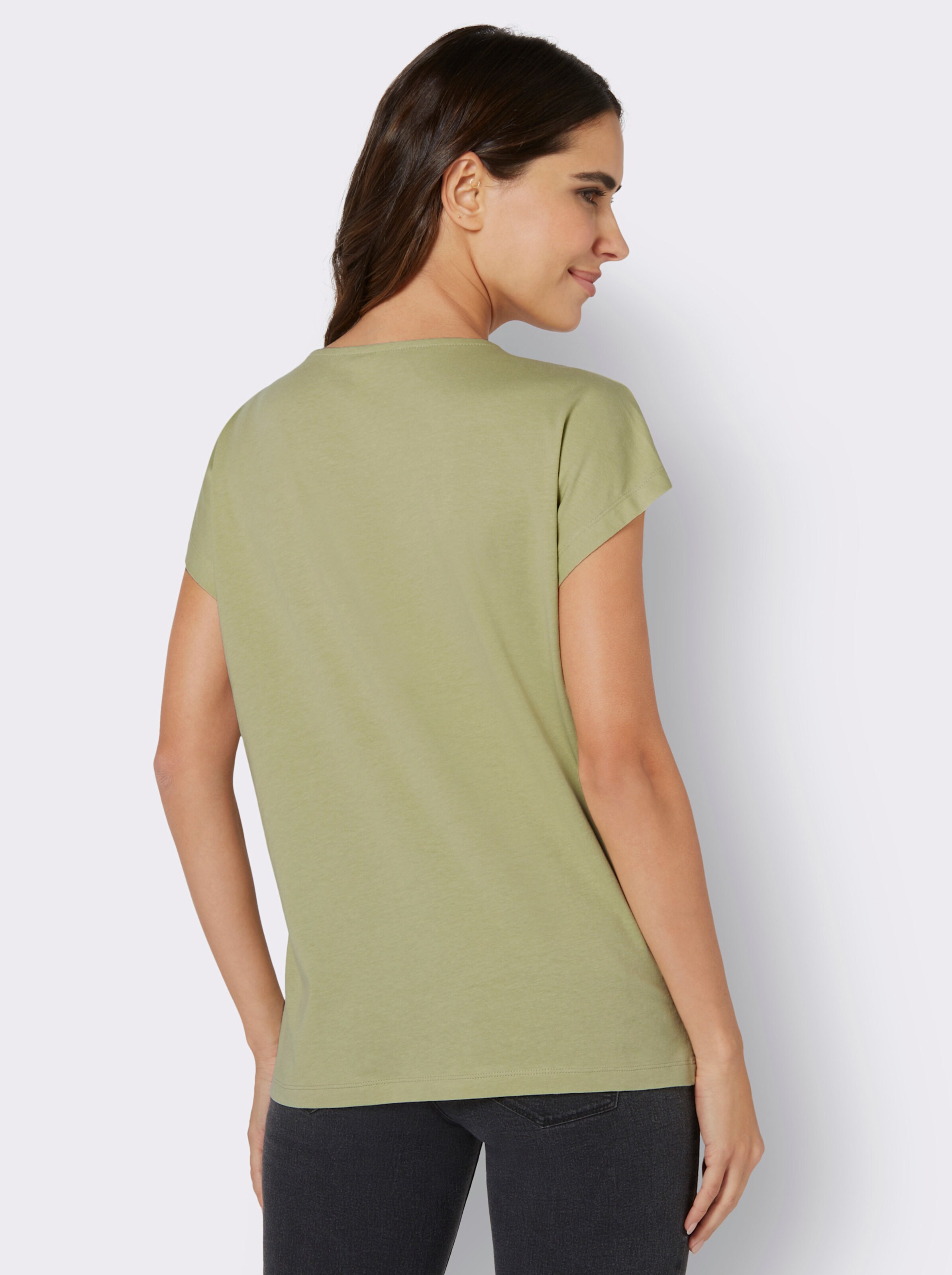 Rundhals-Shirt