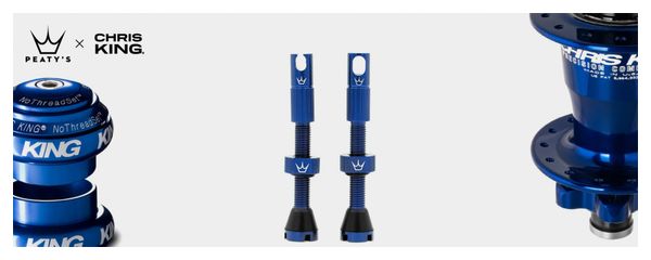 Valves Tubeless Peaty's x Chris King MK2 42mm Navy