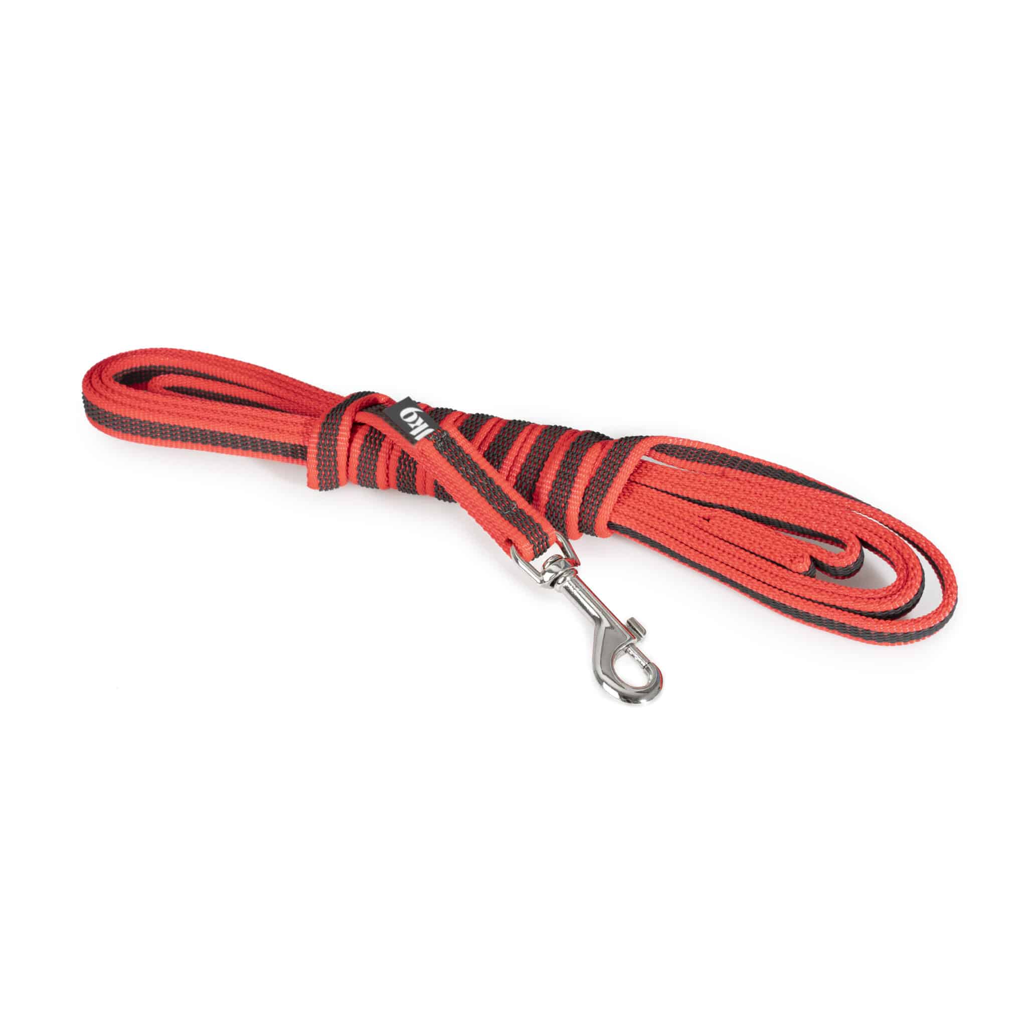 Alça emborrachada vermelha de 14 mm x 3 m com puxador