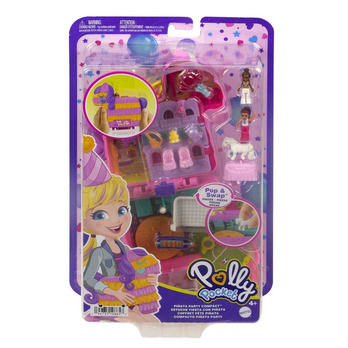 Coffret Pinata en folie - Polly Pocket
