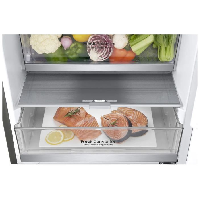 LG Kühl- Gefrierkombination GBB72PZECN1 Steel