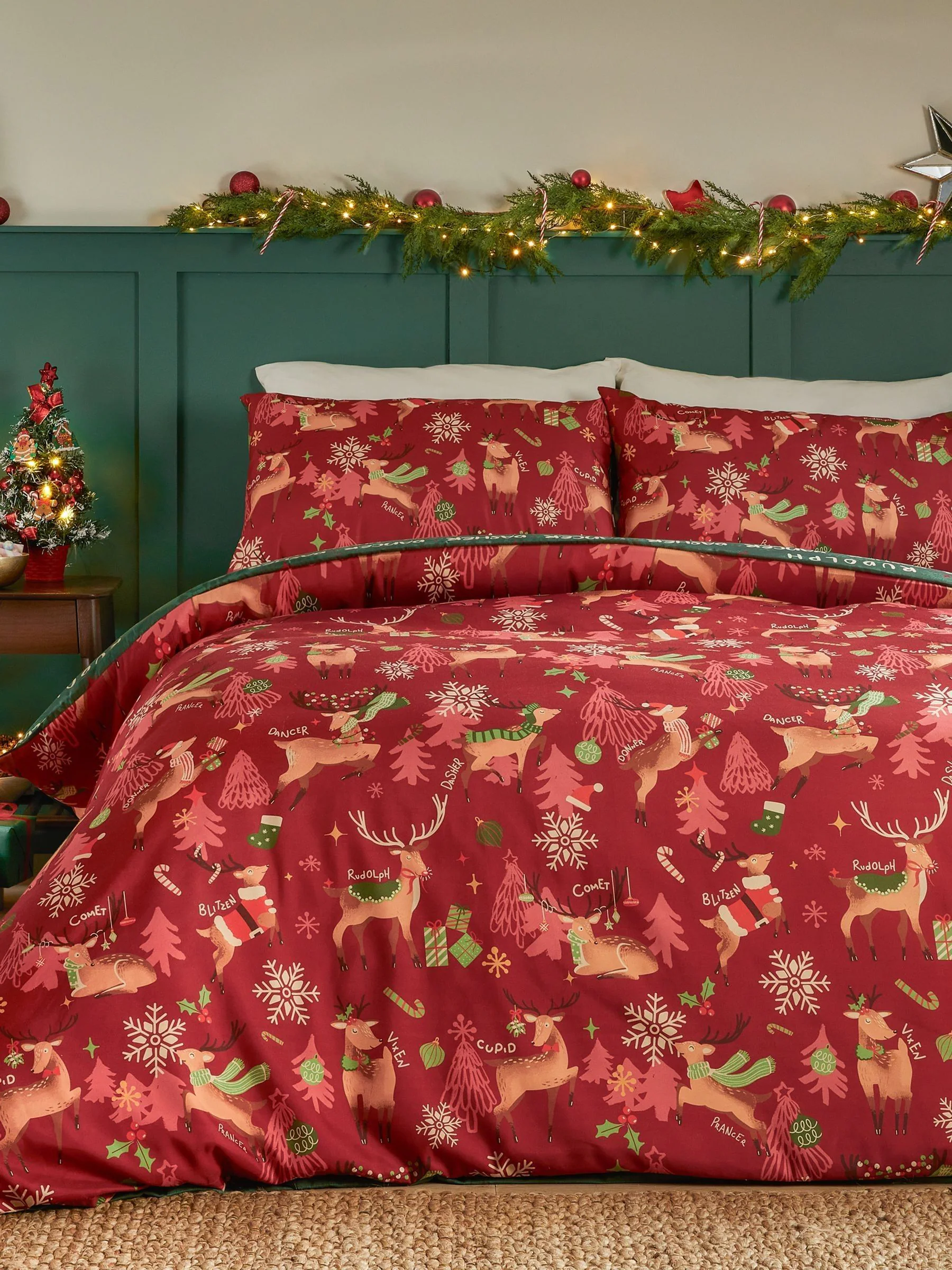 Duvet Day Christmas Sleigh Team Duvet Set