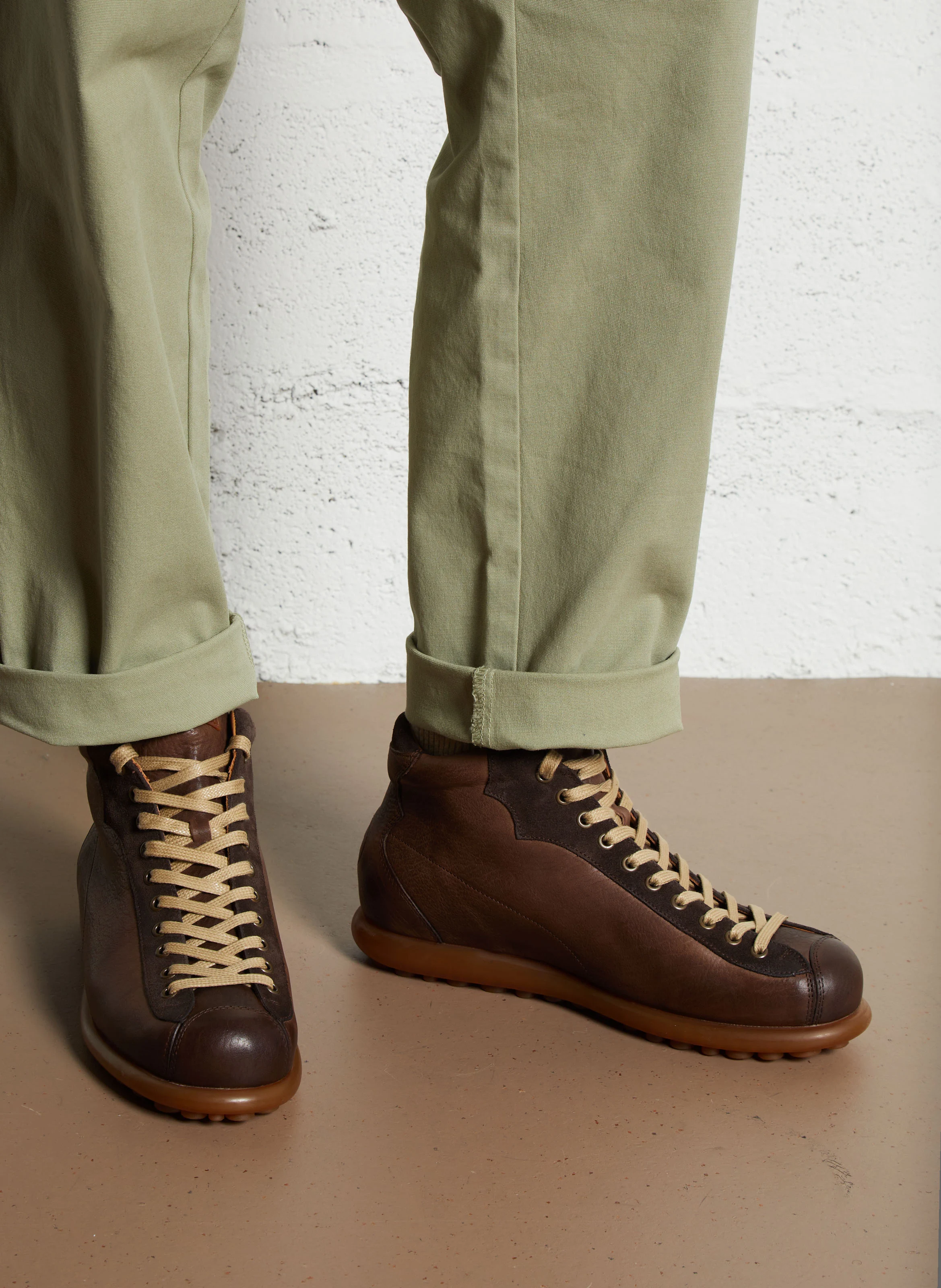 PELOTAS ARIEL - Baskets montantes en cuir | Marron