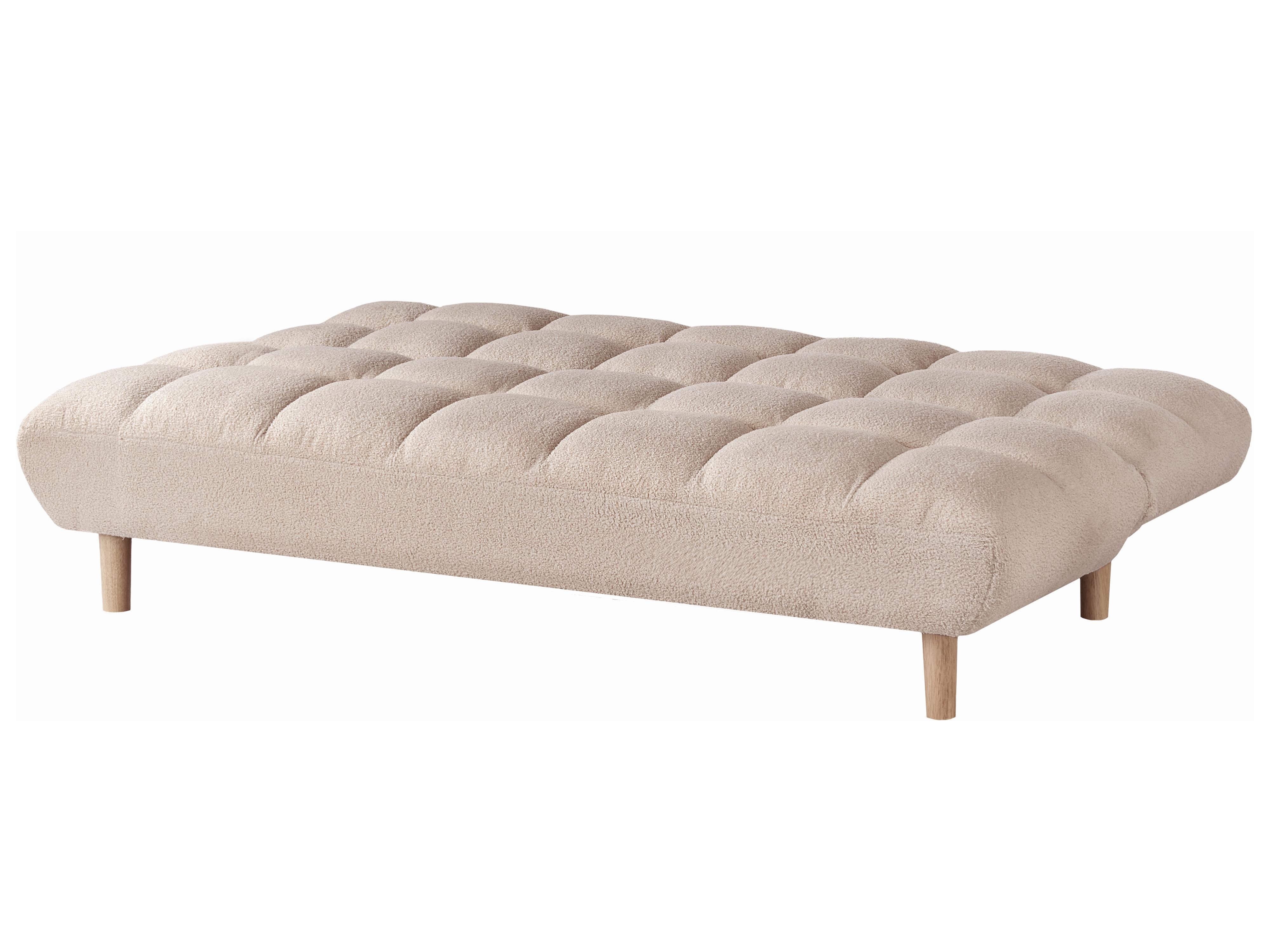 Slaapbank 2-zits RISOR Bouclé Beige