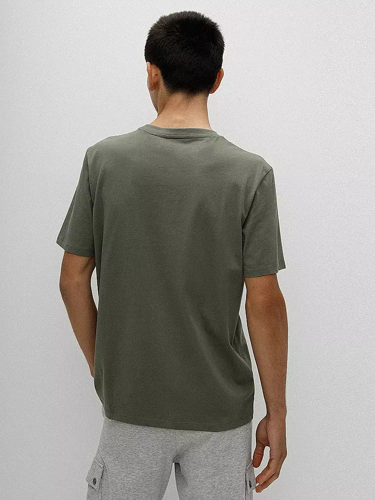 HUGO T-Shirt DULIVIO grün