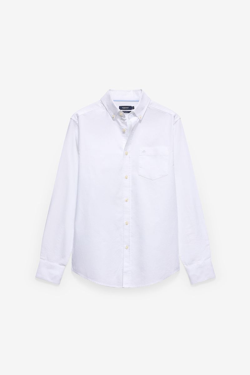 CAMISA BÁSICA OXFORD COM BOLSO