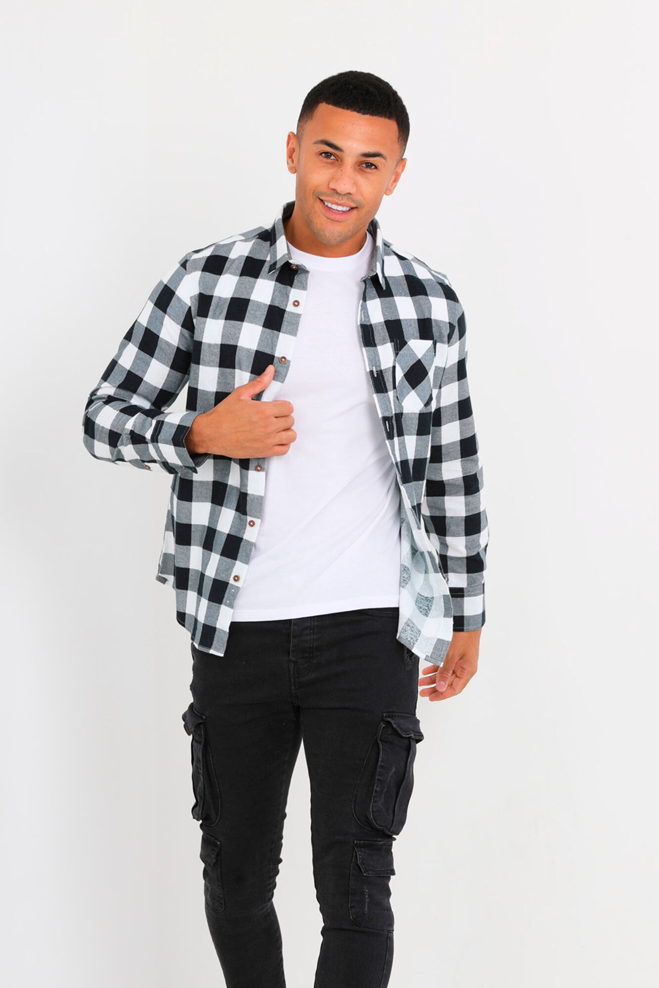 Camisa de flanela xadrez