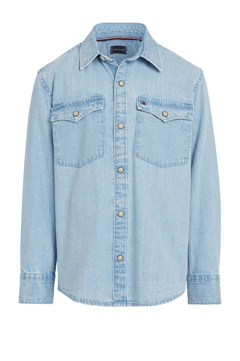 Tommy Hilfiger overhemd denim mid wash