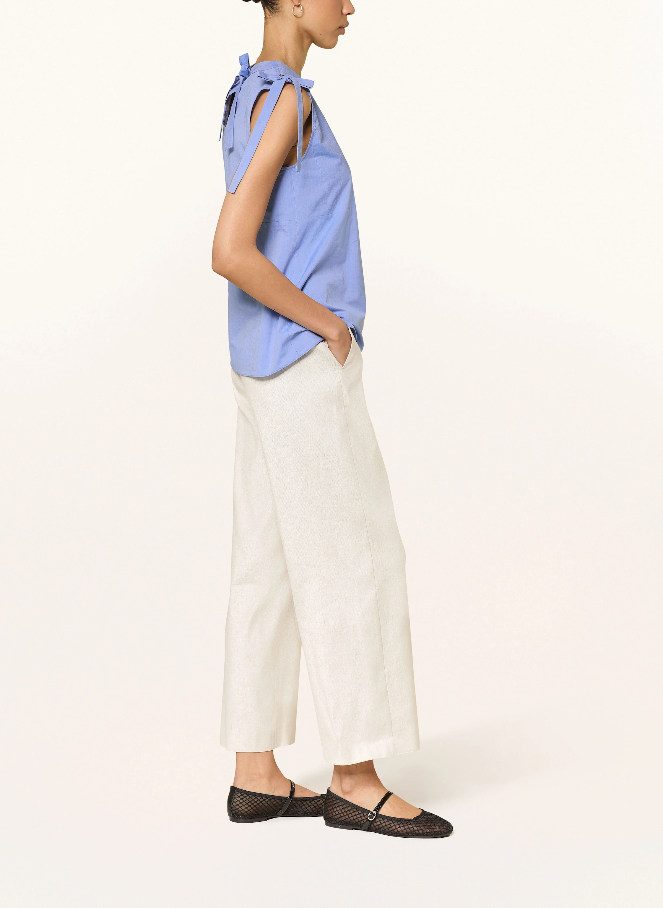 S Max Mara Marlenehose AMERICA mit Leinen