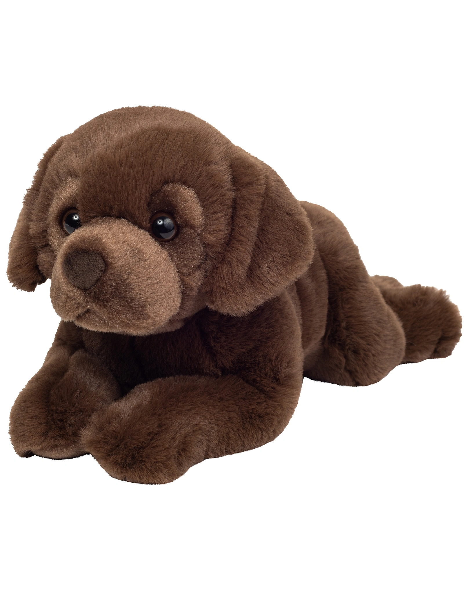 Kuscheltier GREEN FRIENDS - LABRADOR liegend (32cm) in schokobraun