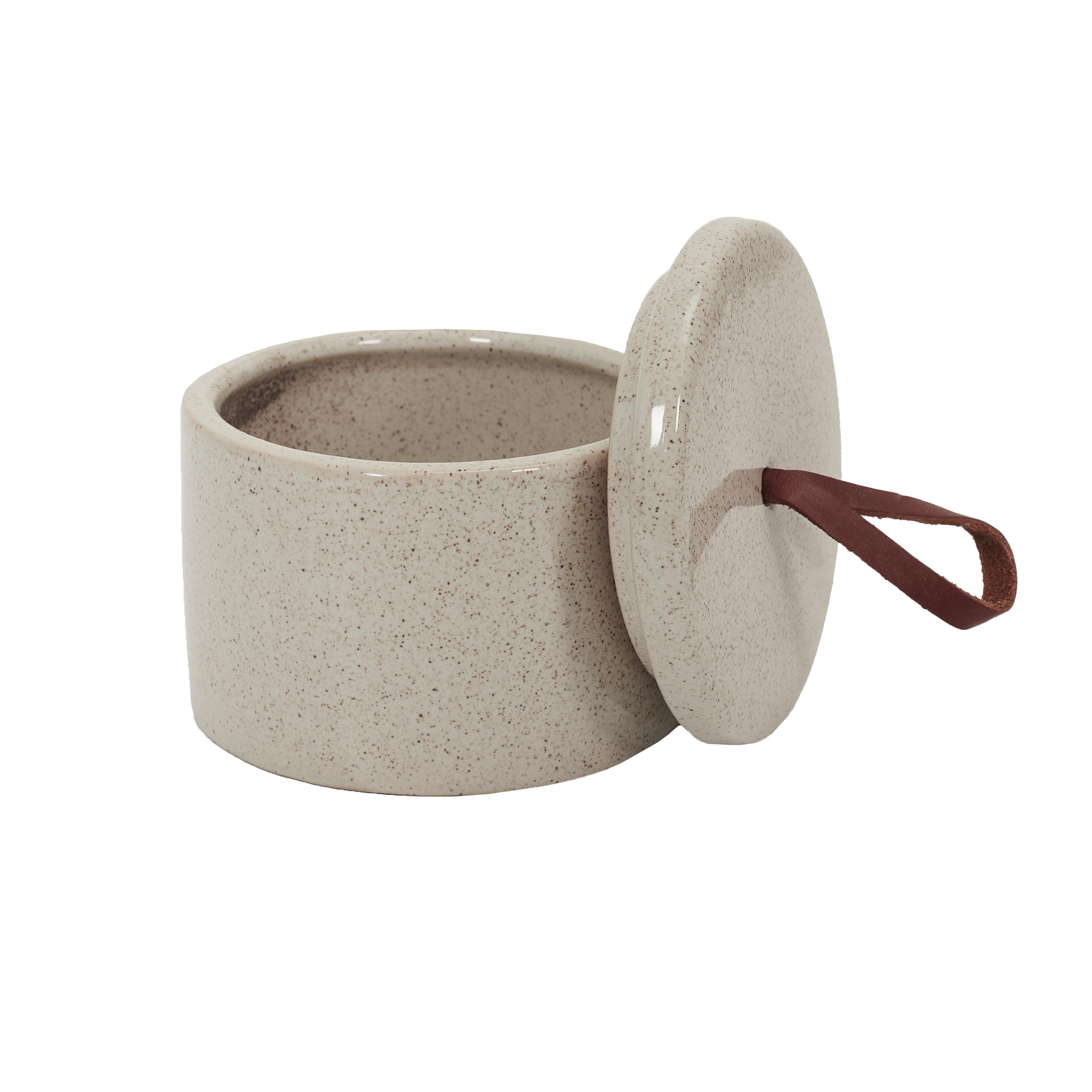 BOITE CERAMIQUE STYLE VINTAGE D.10X7CM