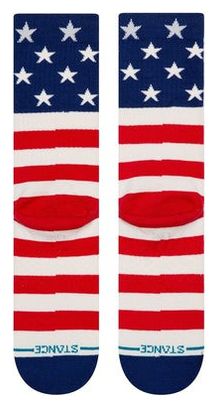 Chaussettes Stance The Fourth Crew Rouge Bleu Blanc